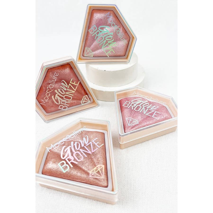 Diamond Powdery Blush Highlighter Cheek: MIX COLOR / ONE