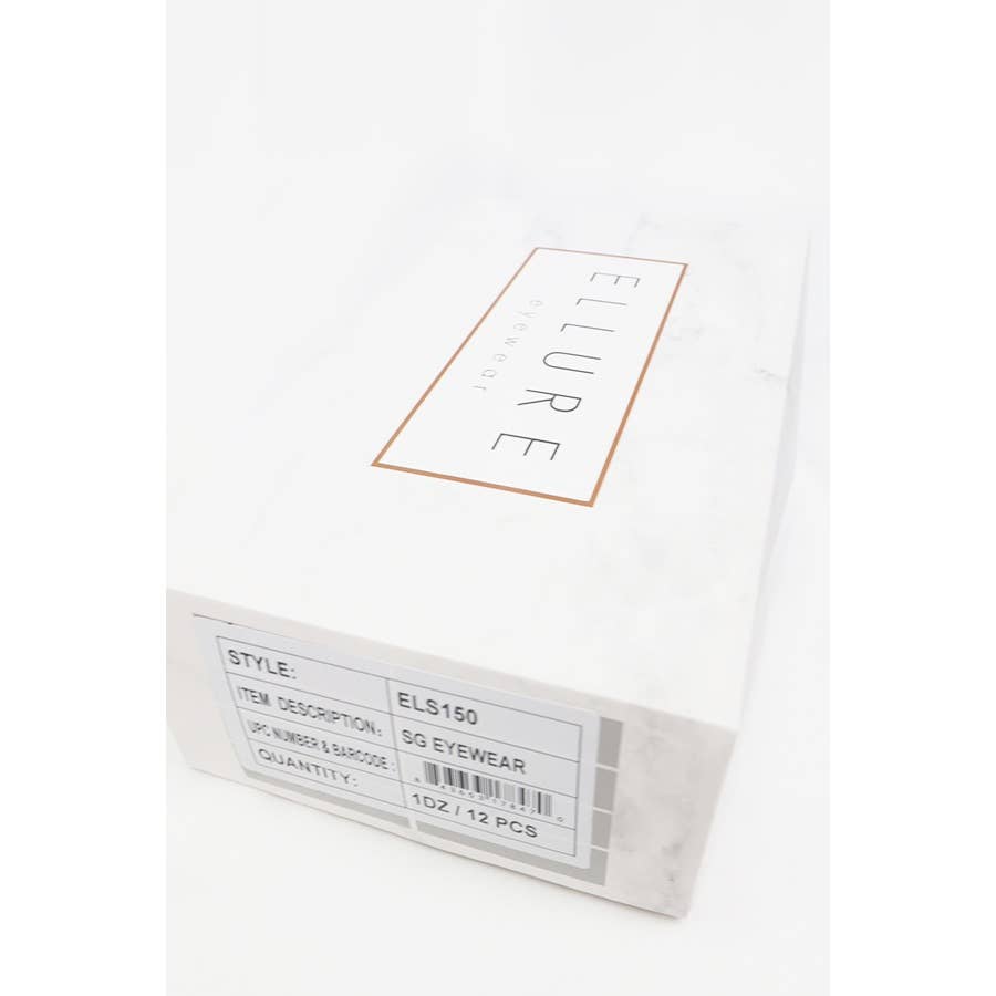 Rhinestone Trim Rectangle Sunglasses: MIX COLOR / ONE