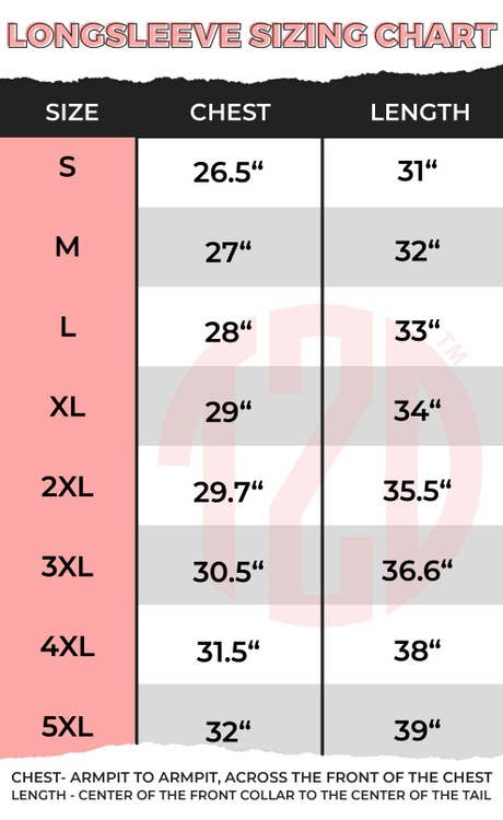 Doodle Heart Valentine Long Sleeve T-Shirt: AS