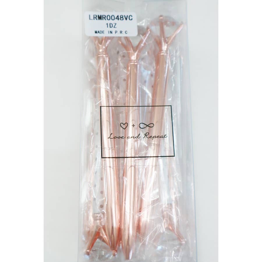 Metallic and PolkaDot Mix Diamond Pen Set: MIX COLOR / ONE