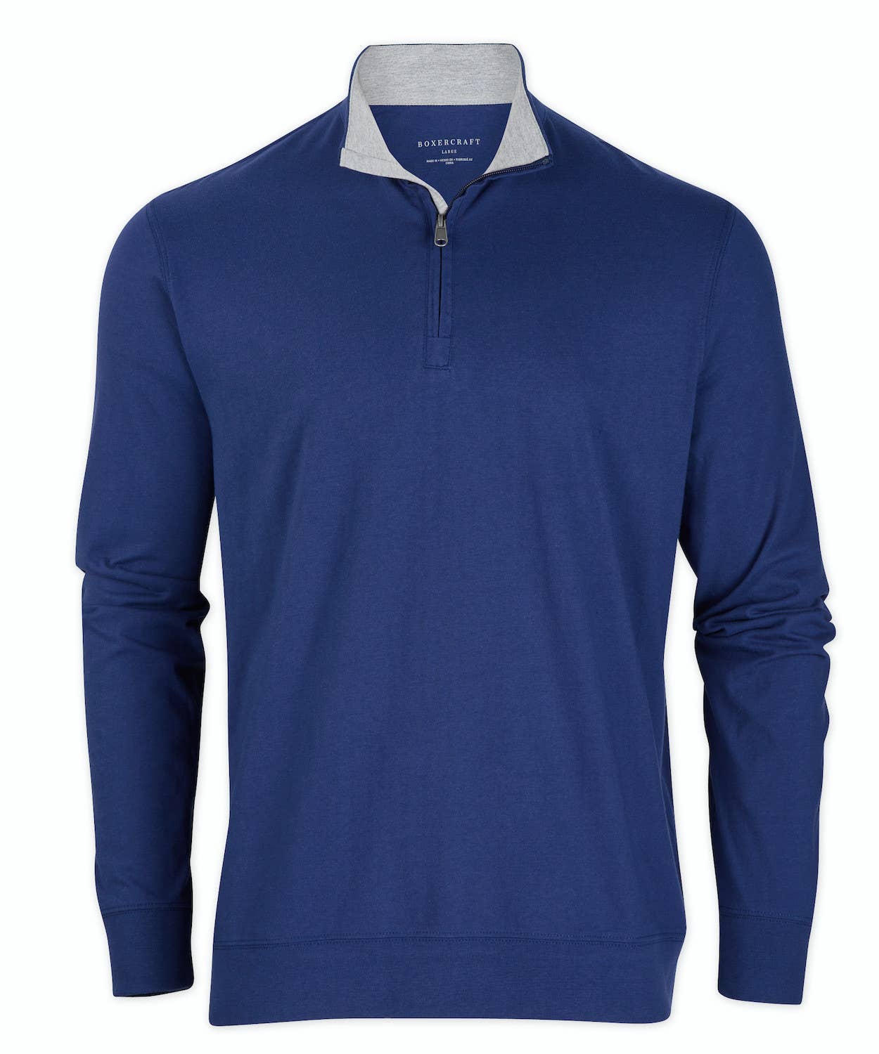 Men's Alumni Quarter Zip: OXFORD HEATHER / S