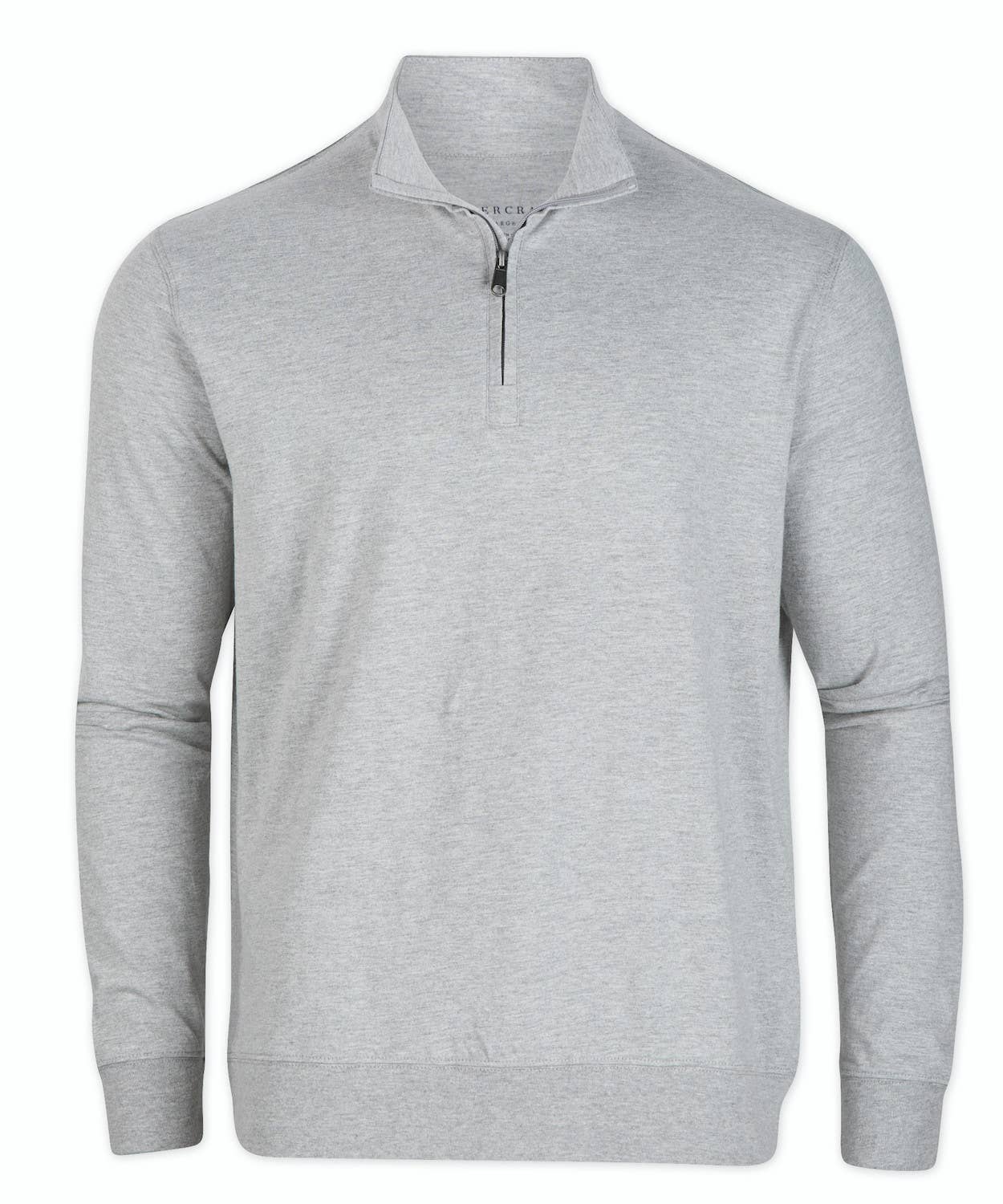 Men's Alumni Quarter Zip: OXFORD HEATHER / M