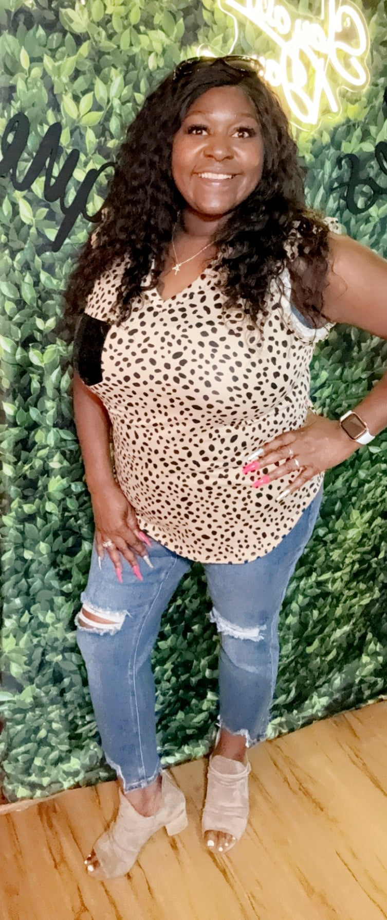 Hemish U.S.A. Tan Leopard Black Pocket