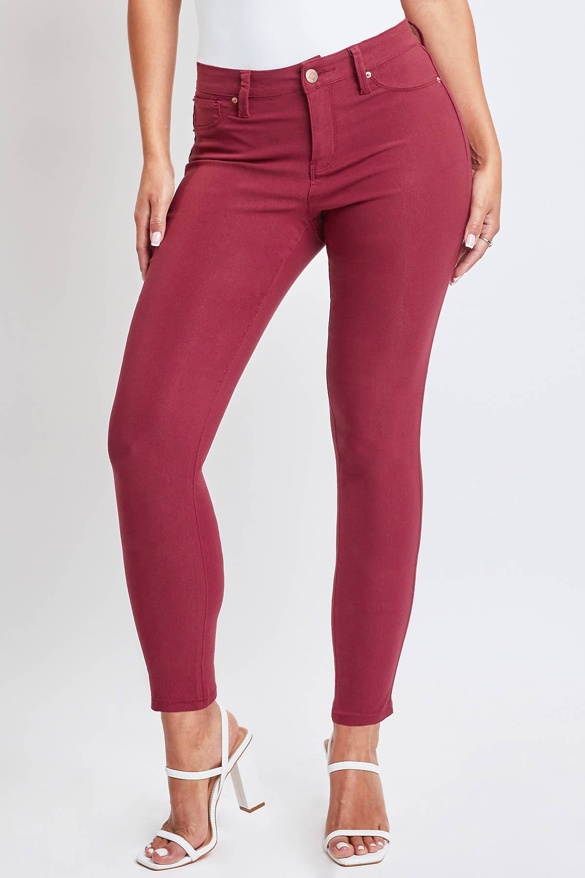 Junior Hyperstretch Mid-Rise Skinny Jean: Medium / BLSTL-Blue STeel