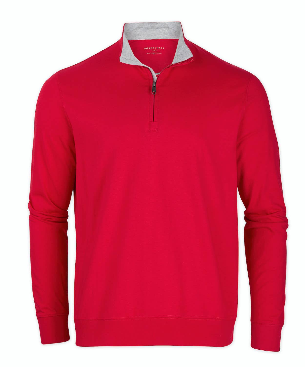 Men's Alumni Quarter Zip: OXFORD HEATHER / M