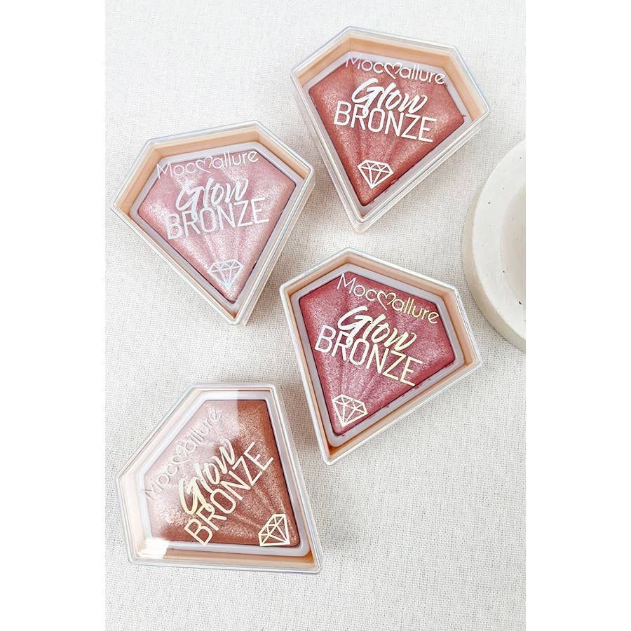 Diamond Powdery Blush Highlighter Cheek: MIX COLOR / ONE