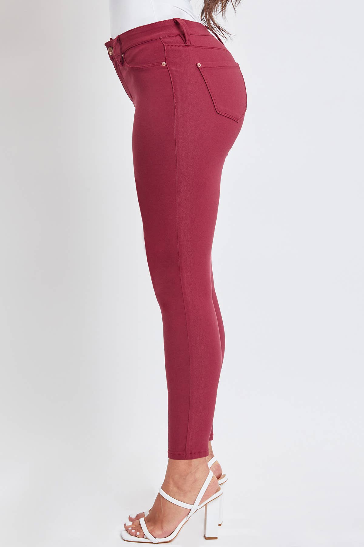 Junior Hyperstretch Mid-Rise Skinny Jean: Medium / BLSTL-Blue STeel