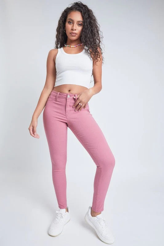 Hyperstretch Mid-Rise Skinny Jean