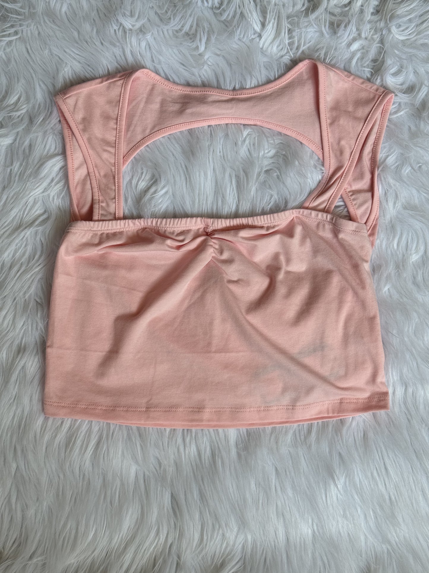 AD Pink Cut Out Top