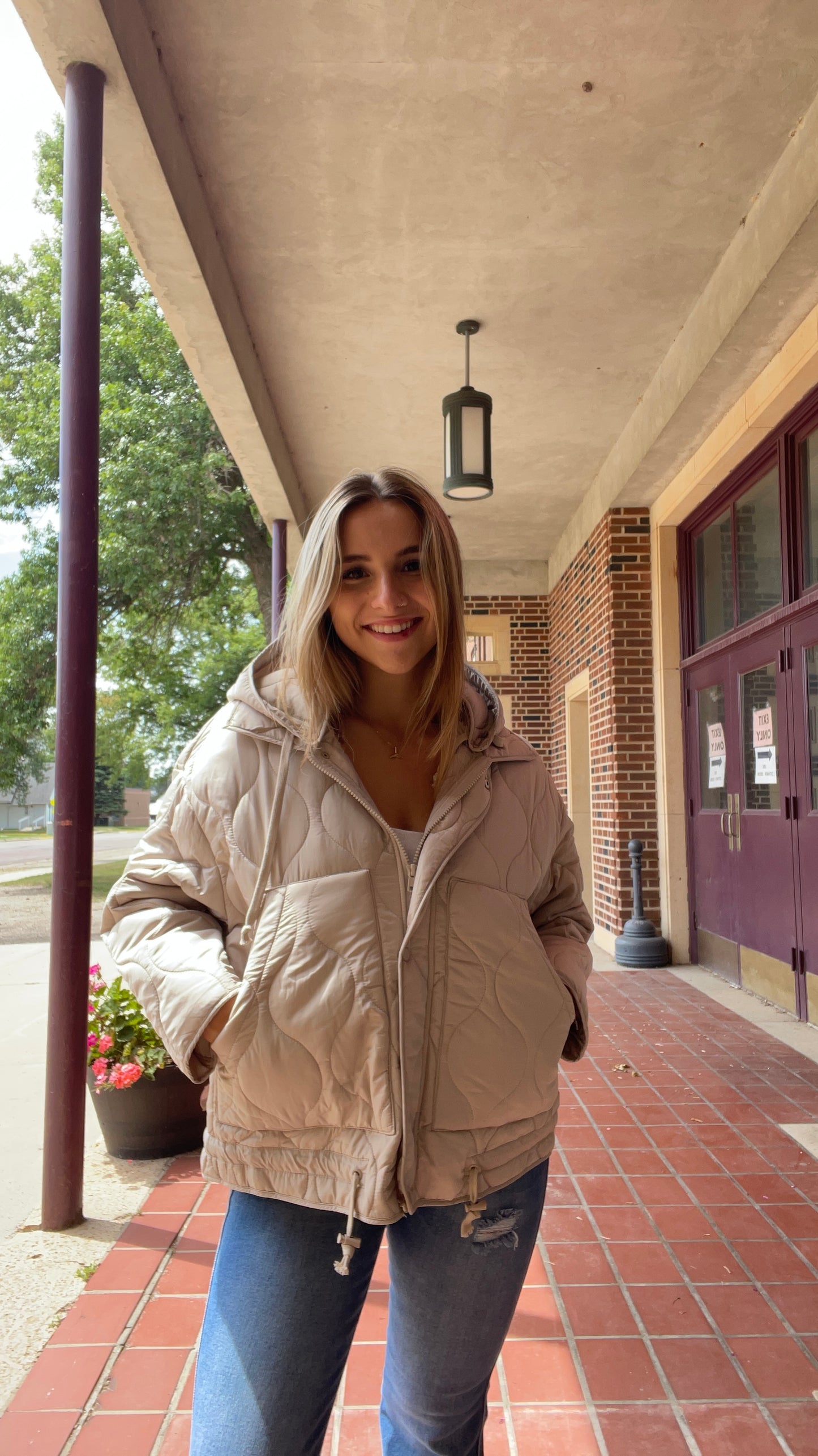 STACCATO- Champagne coat