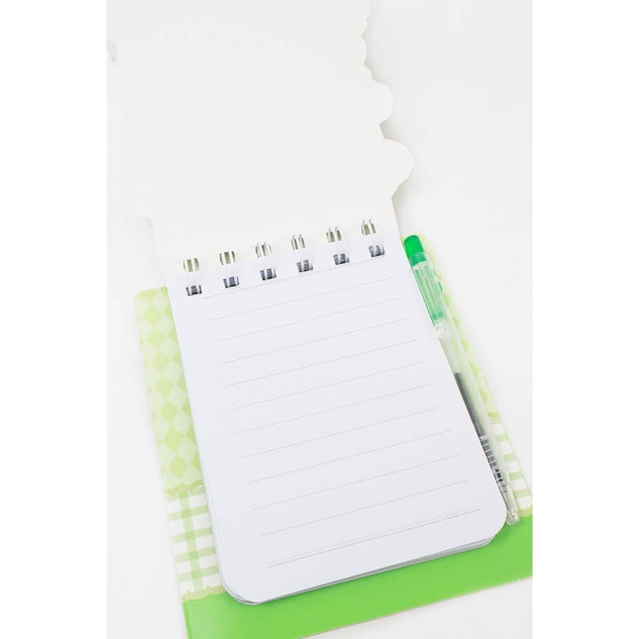 Cup Cake Print Notebook with Pen: MIX COLOR / ONE
