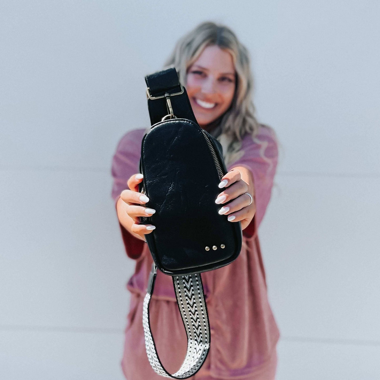 Jordan Sling Bag: Fuchsia