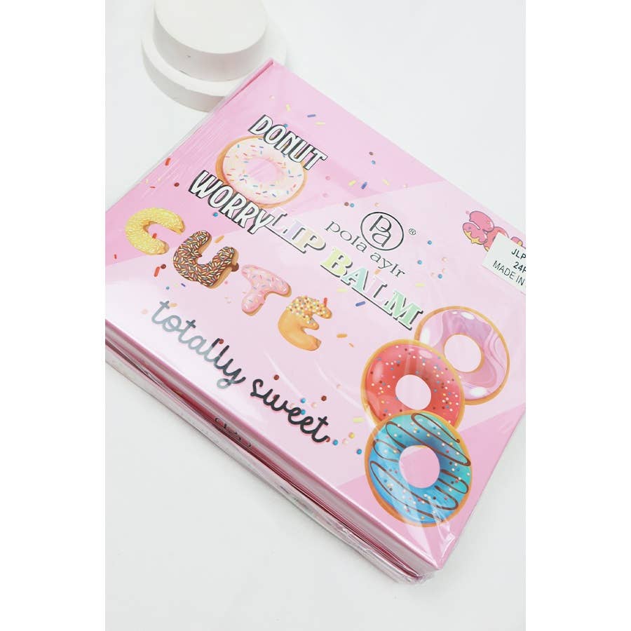 Donut Lip Balm Set: MIX COLOR / ONE