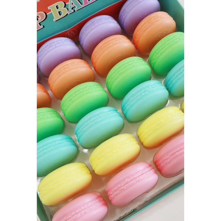 Macaron Clear Lip Balm with Scent: MIX COLOR / ONE