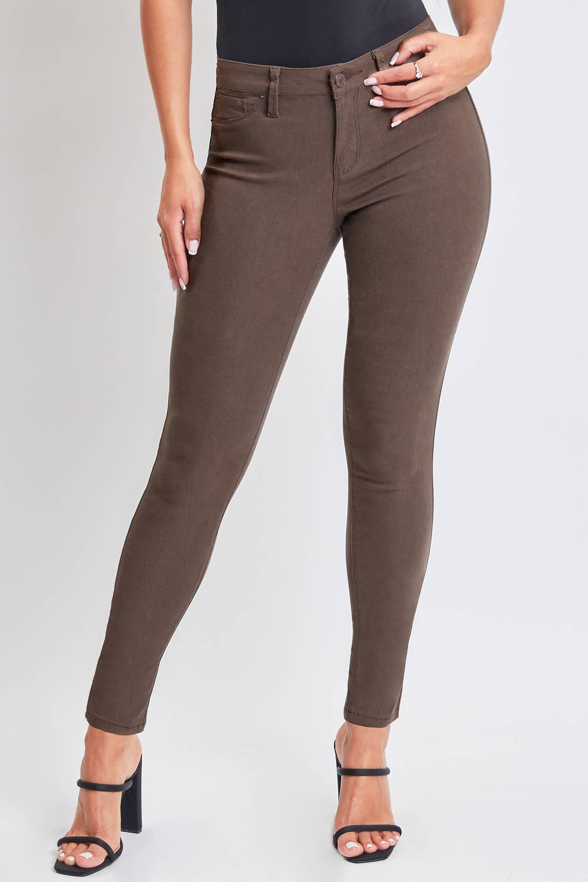 Junior Hyperstretch Mid-Rise Skinny Jean: Medium / BLSTL-Blue STeel