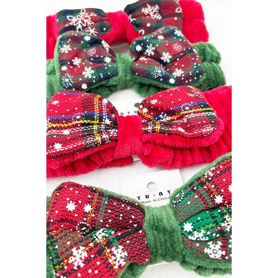 Christmas Theme Spa Cozy Headband: MIX COLOR / ONE