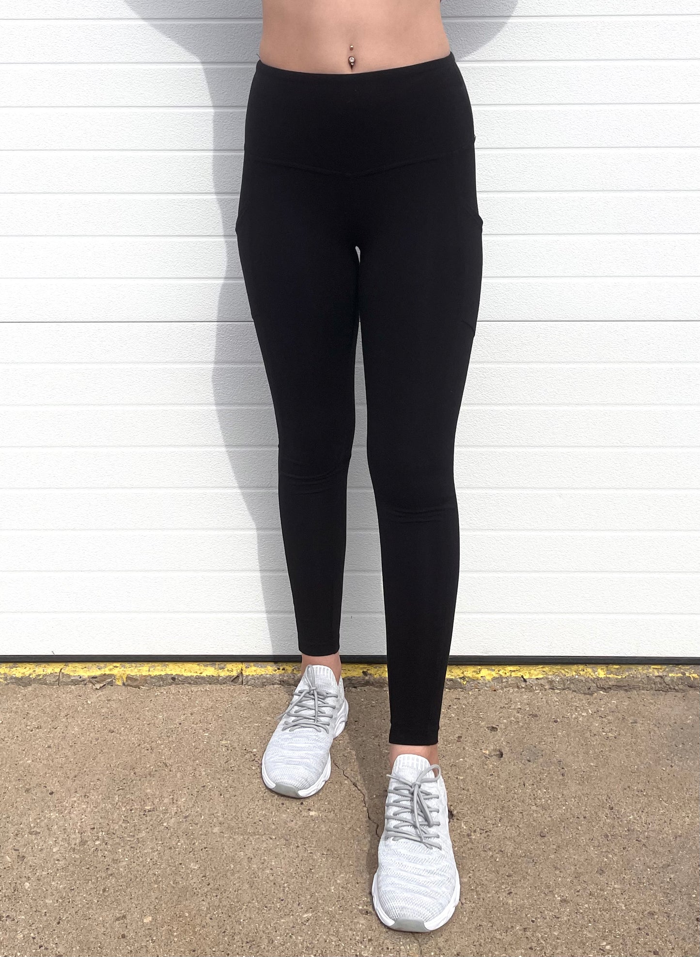 ZENANA- Wide Waistband Pocket Full Length Leggings