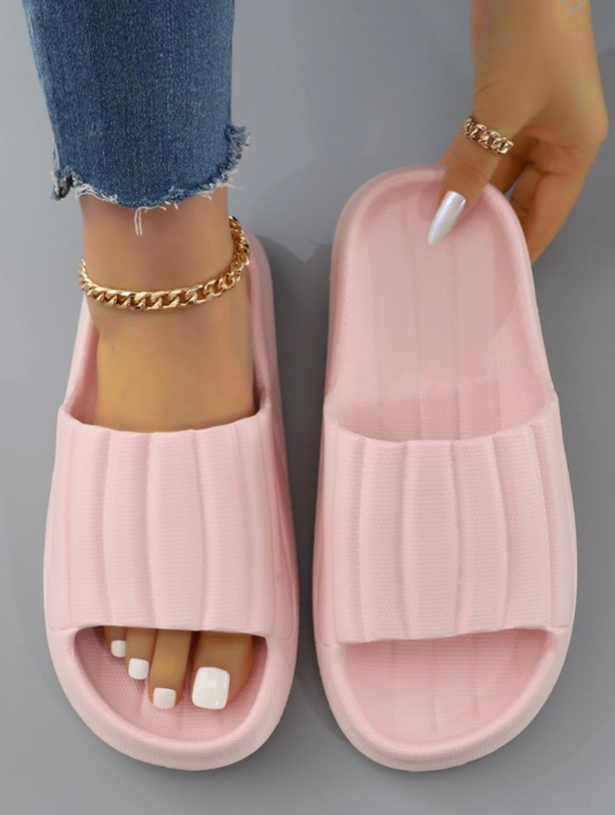 KENTCE- Ribbed Sandal