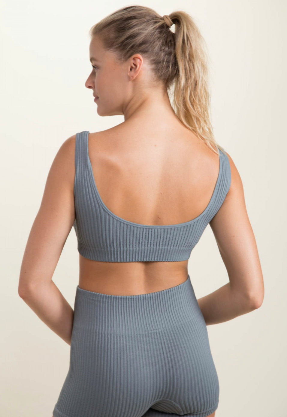 MONO B- Ribbed Seamless High Sports Bra