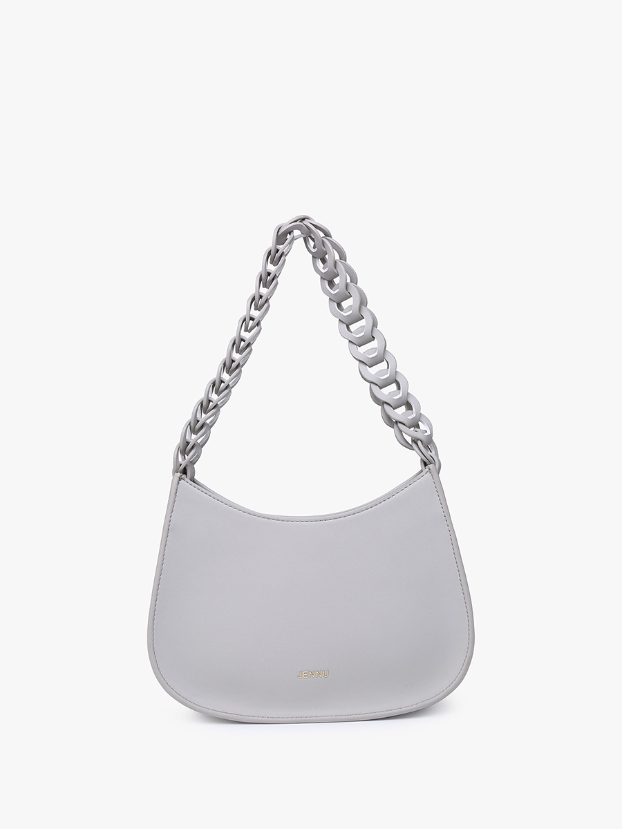 JEN AND CO- Petra Curved Chain Shoulder Bag