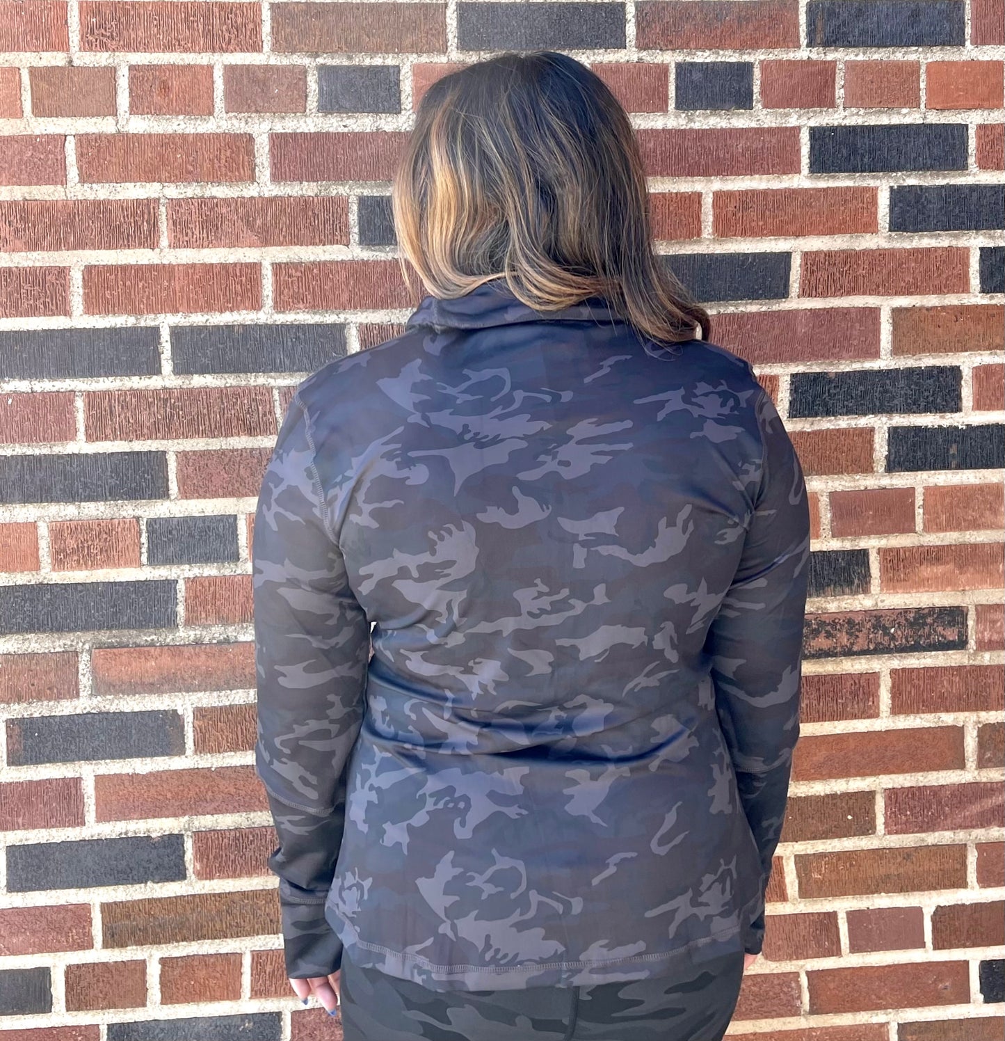 WHITE BIRCH- A Long Sleeve Camo Knit Jacket and Legging Combo