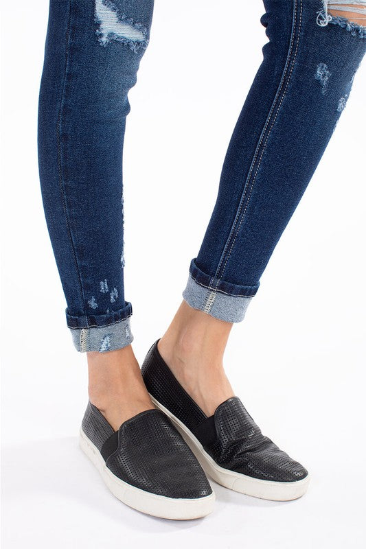 KANCAN- Rolled Jean Short