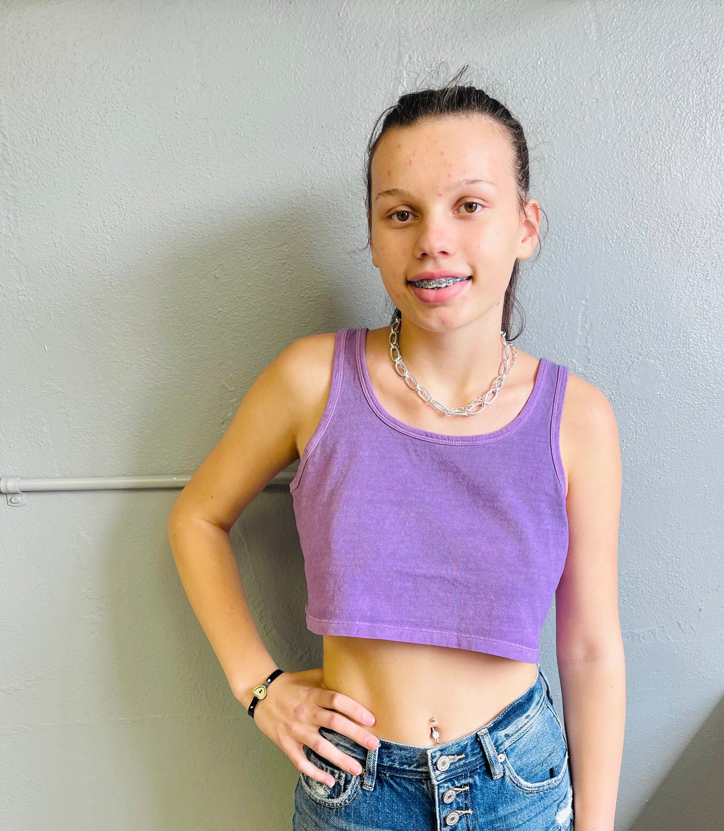 HYFVE- Cropped Knit Top