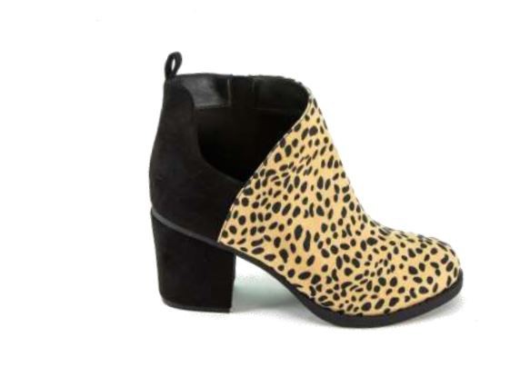 ABATA SHOES- Women's Cutout Ankle Chunky Booties