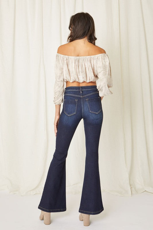 KANCAN- HIGH RISE SUPER FLARE JEANS