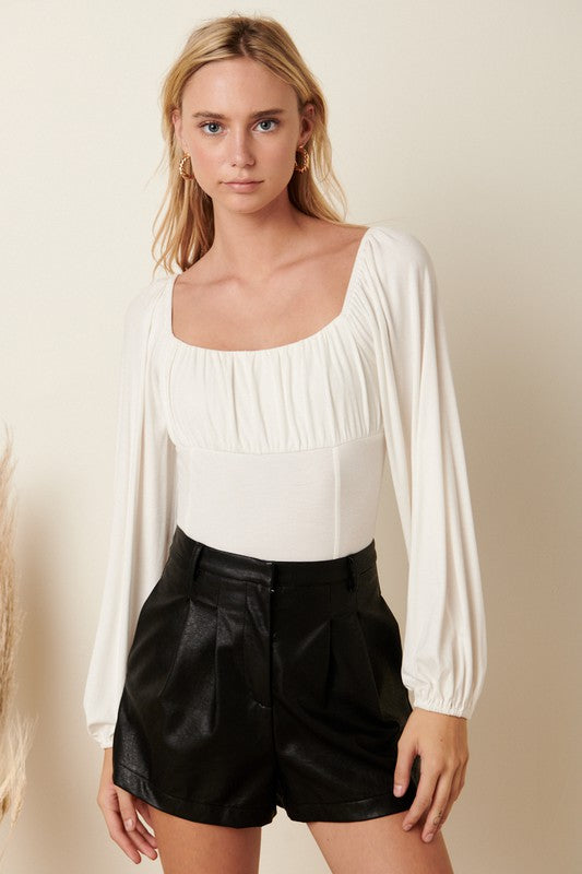 MITTOSHOP- Faux Leather Works Shorts