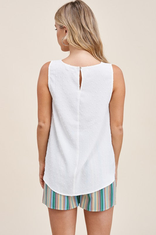 STACCATO- Keyhole Blouse