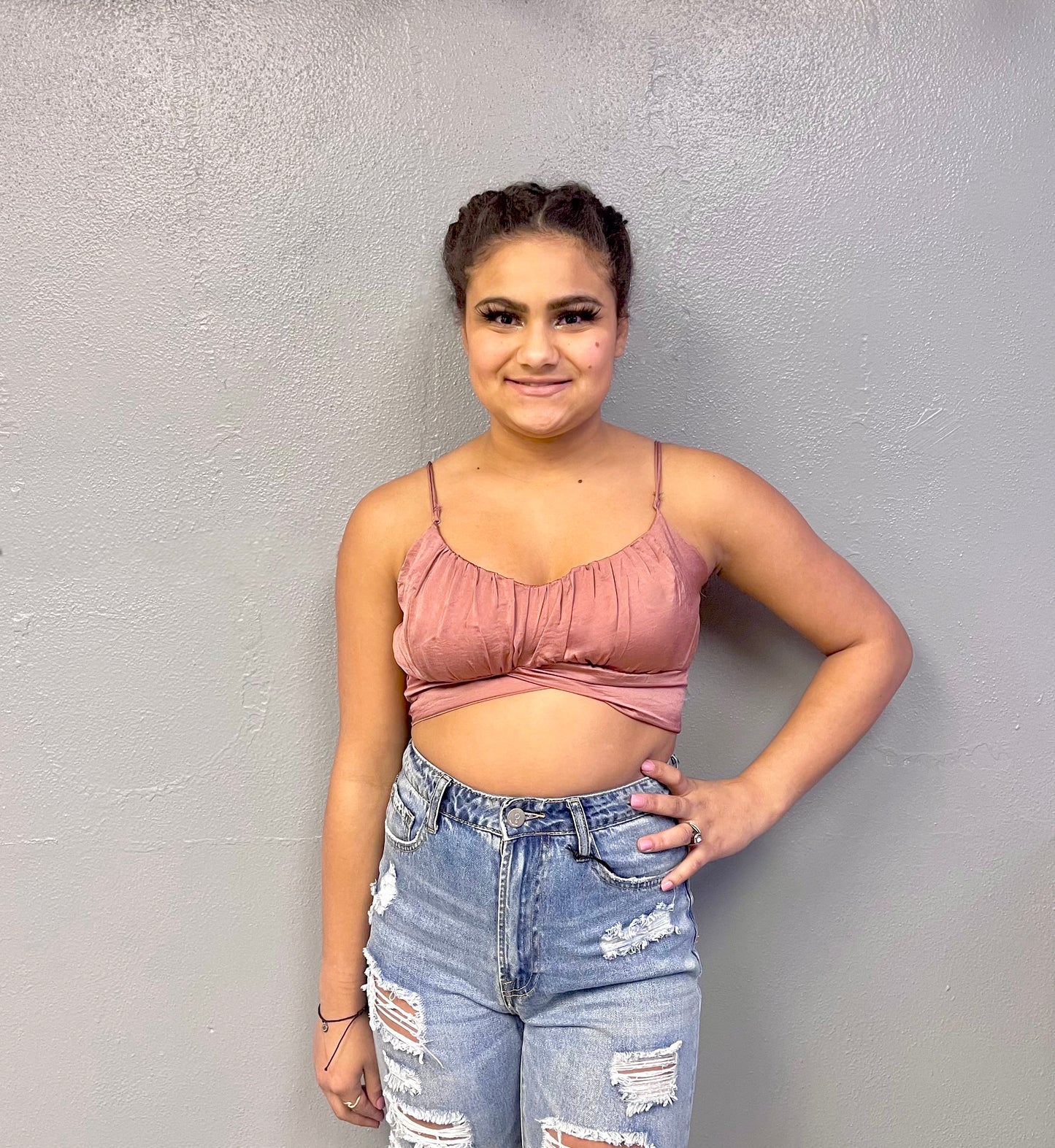 HYFVE- Tie Back Crop Cami Top