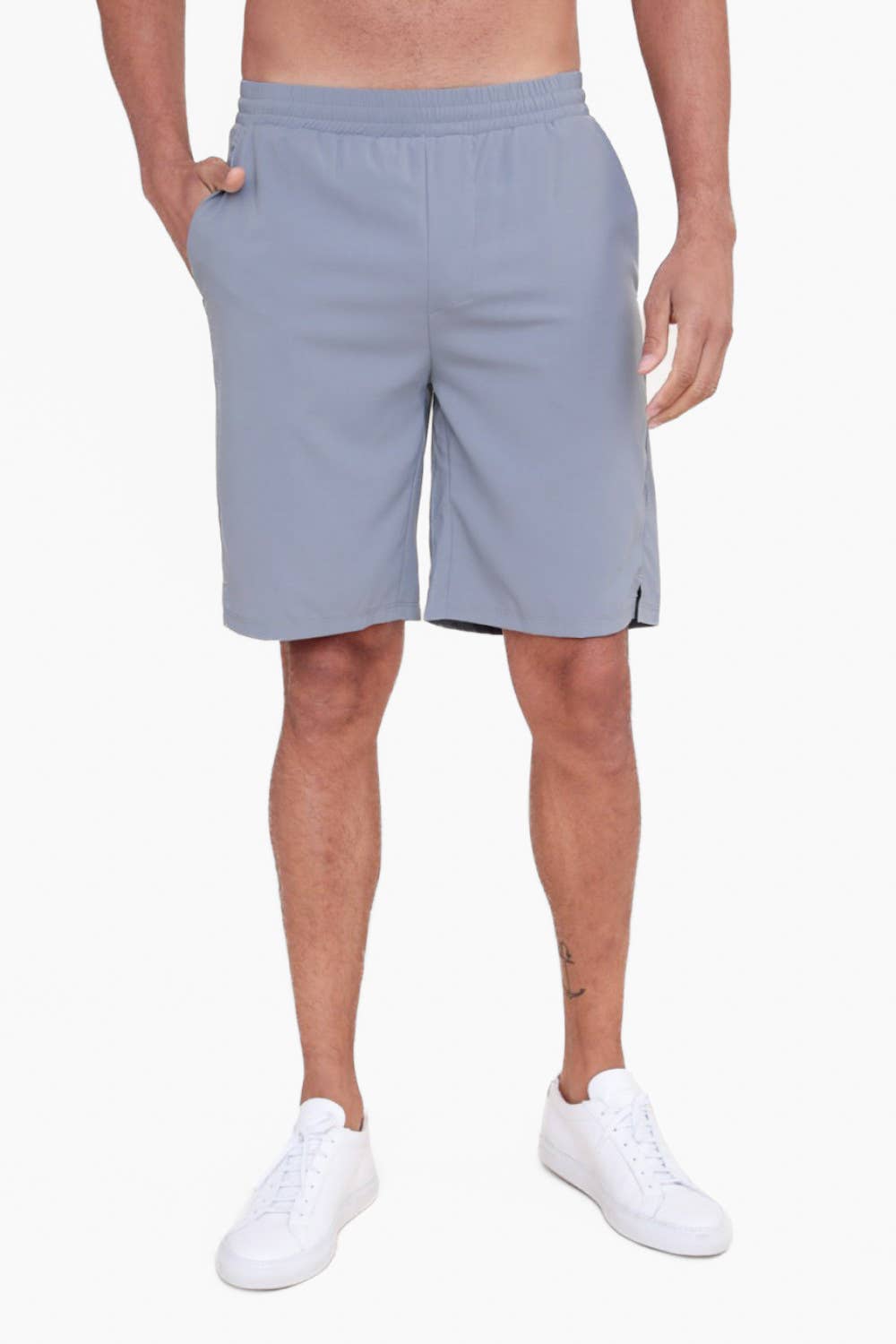 GREEN - MEN Active Shorts with Inner Lining