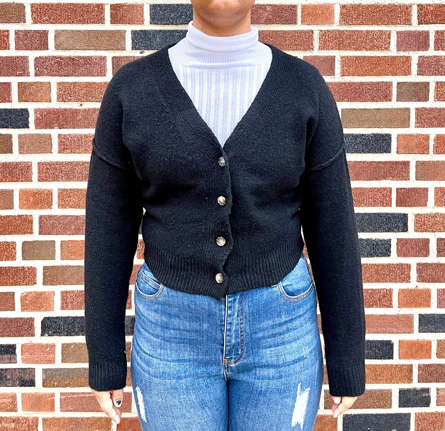 HYFVE- Wishful LS Cropped Cardigan