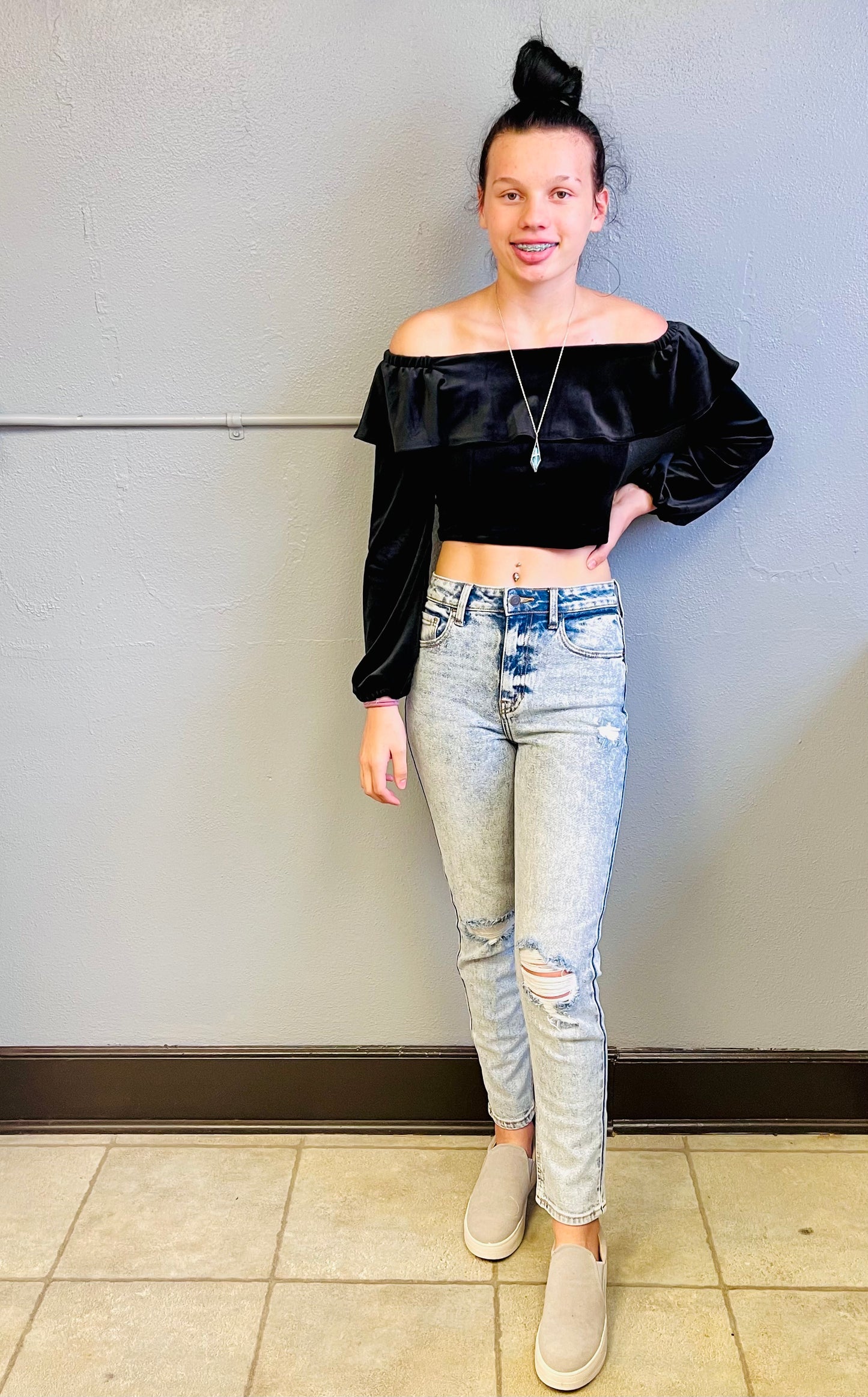 CELLO- High Rise Slim Straight Jeans