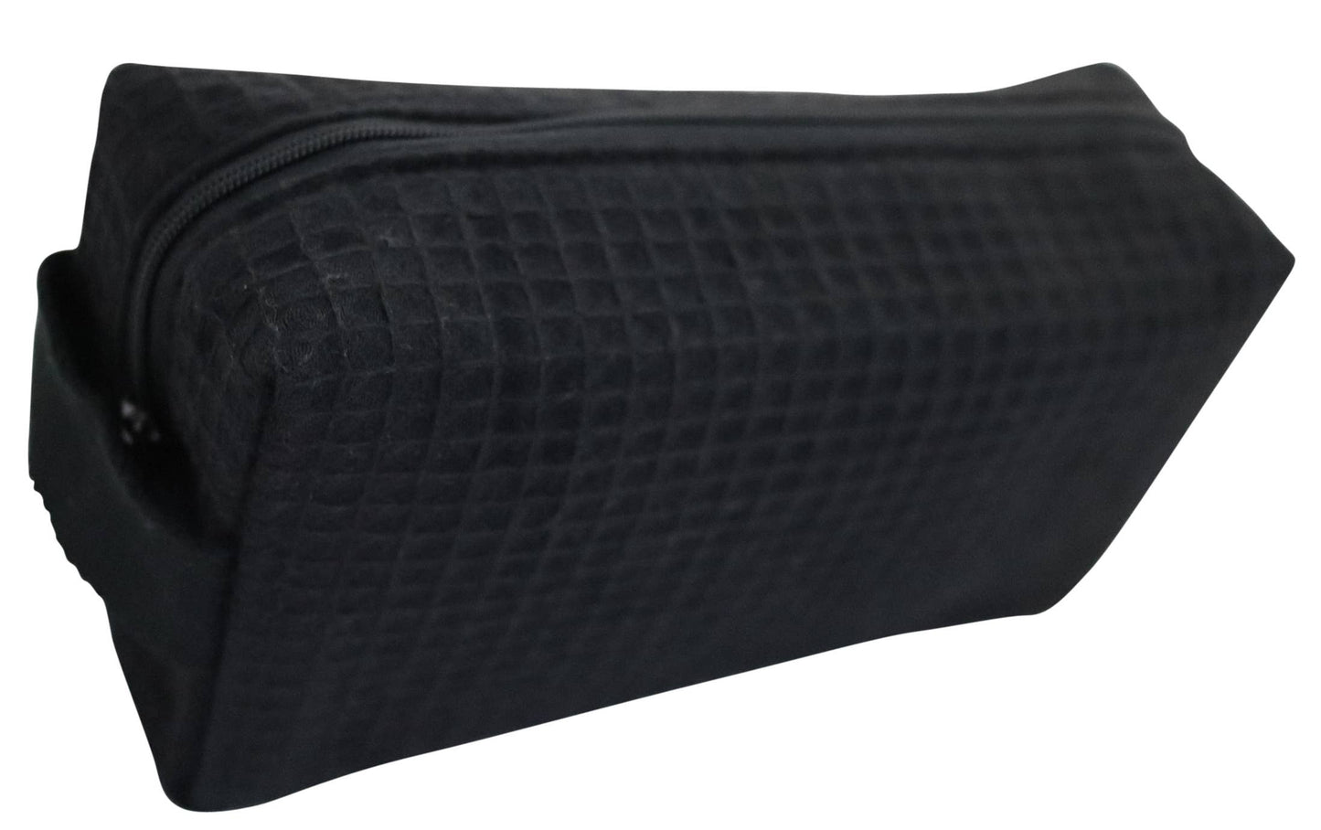 Cotton Waffle Cosmetic Bag, Small