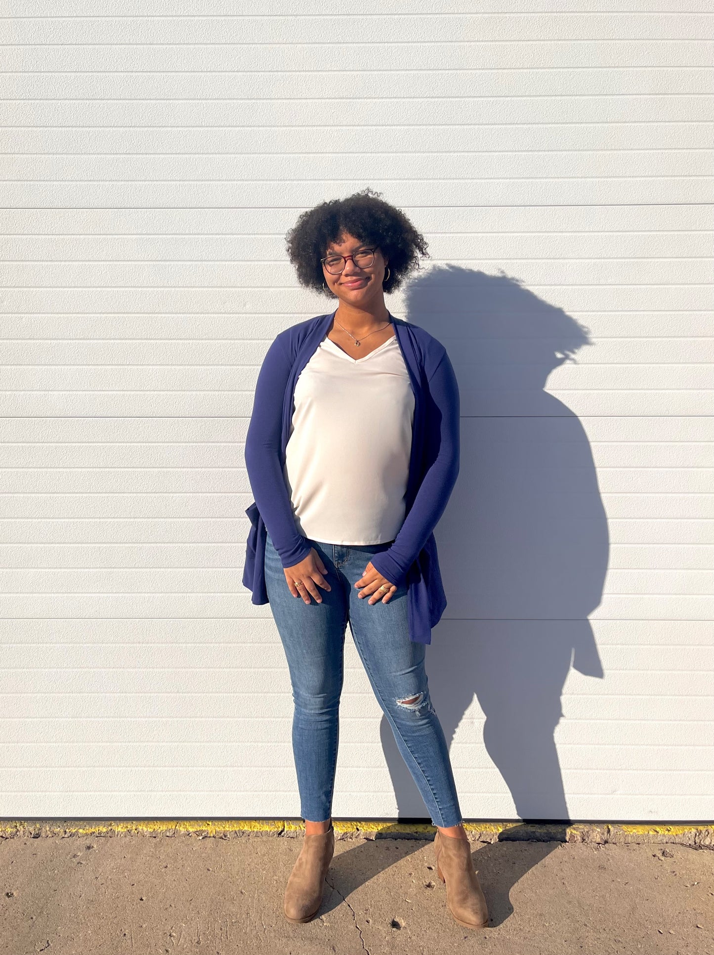 ZENANA- Ruffle Trim Sleeveless Top