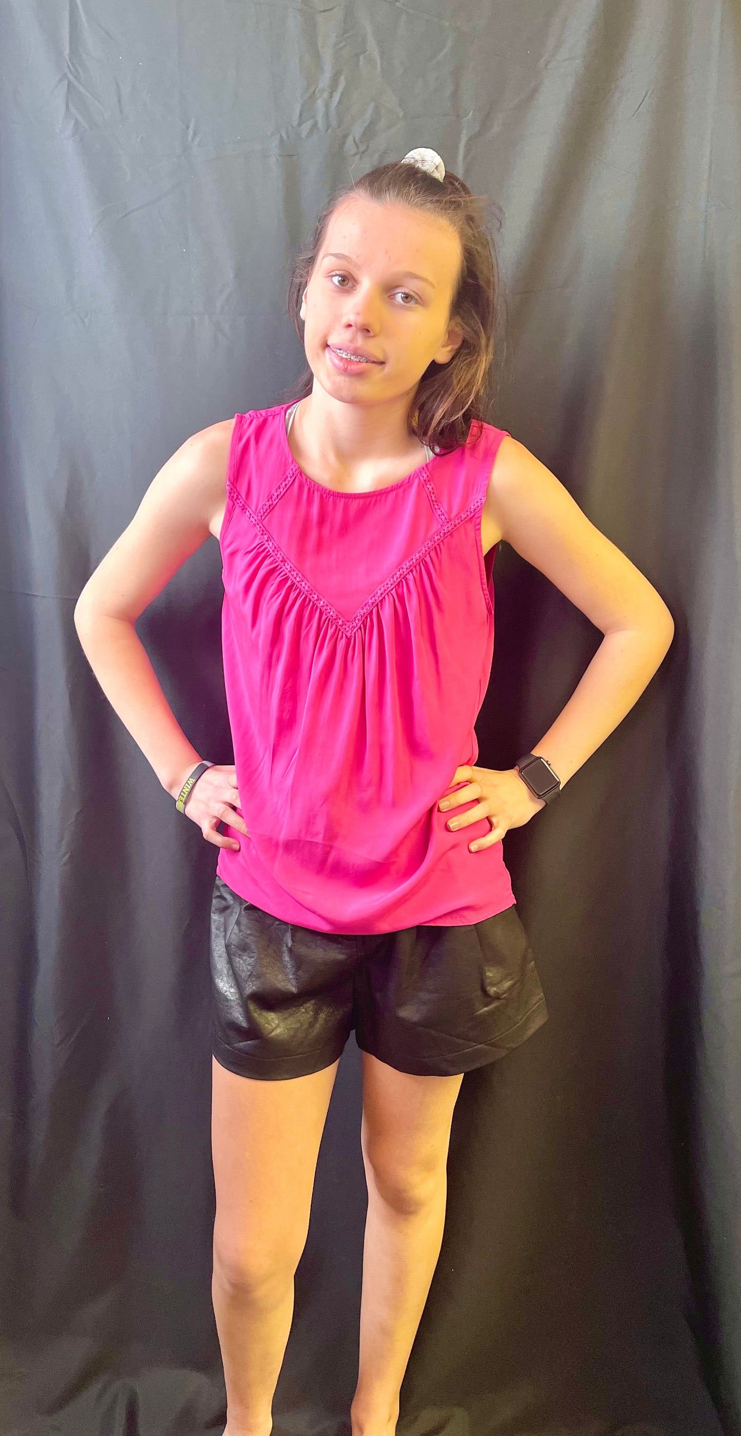 STACCATO- Round Neck Sleeveless Lace Top