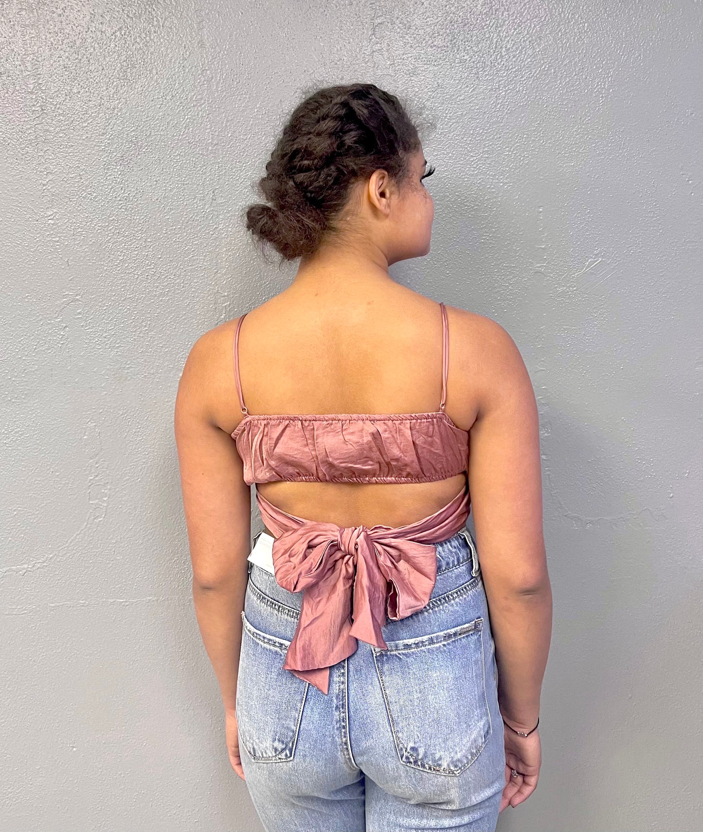 HYFVE- Tie Back Crop Cami Top