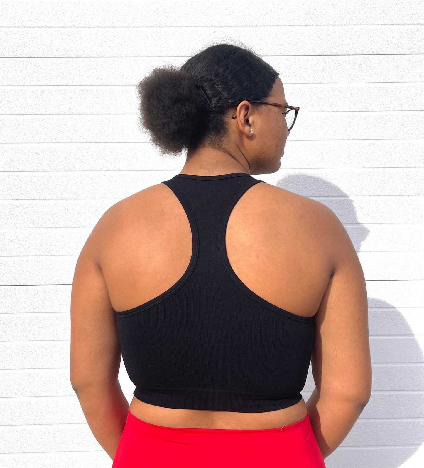 ZENANA- Wide Ribbed Racerback Crop Top