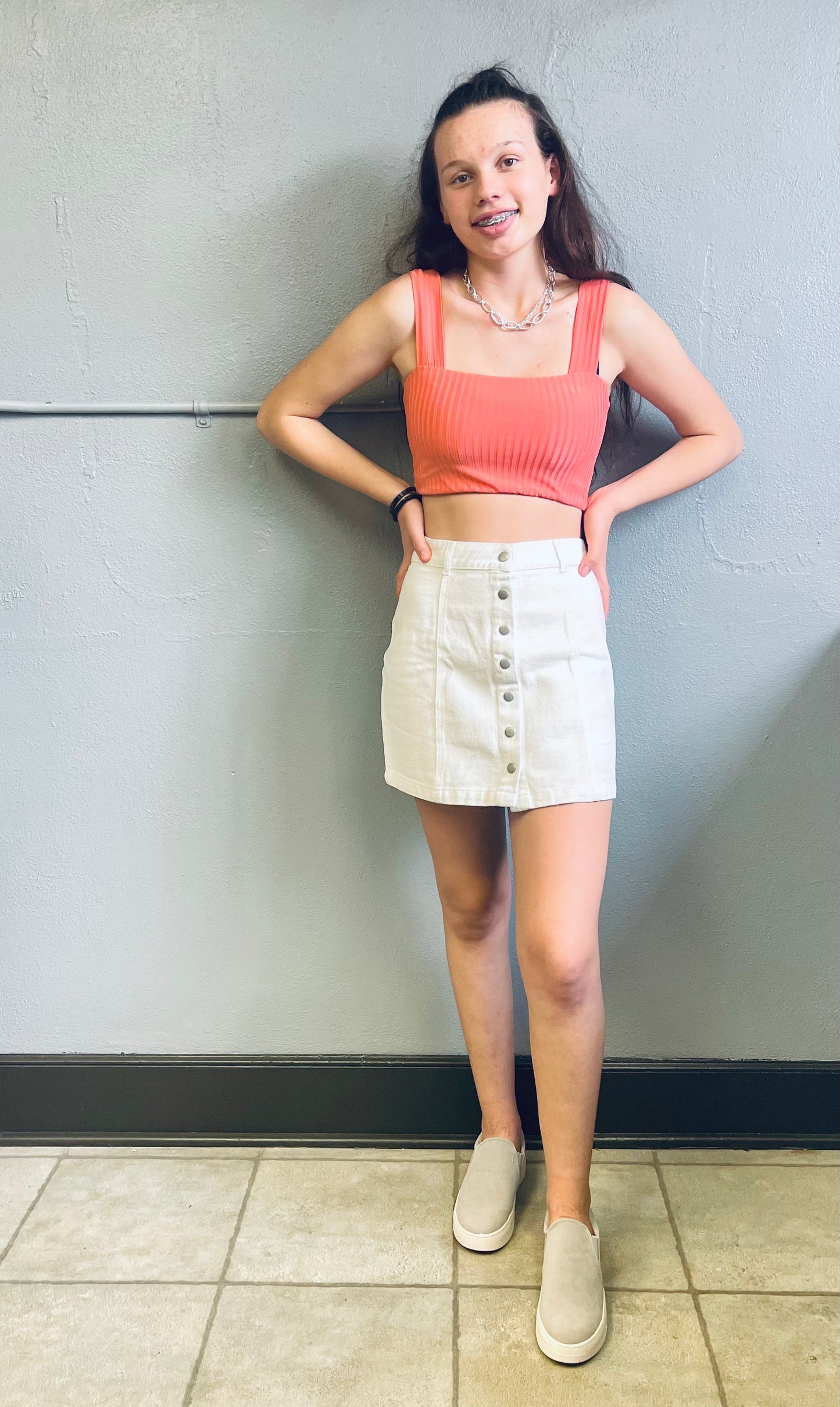 HYFVE- Ribbed Wide Strap Crop Top