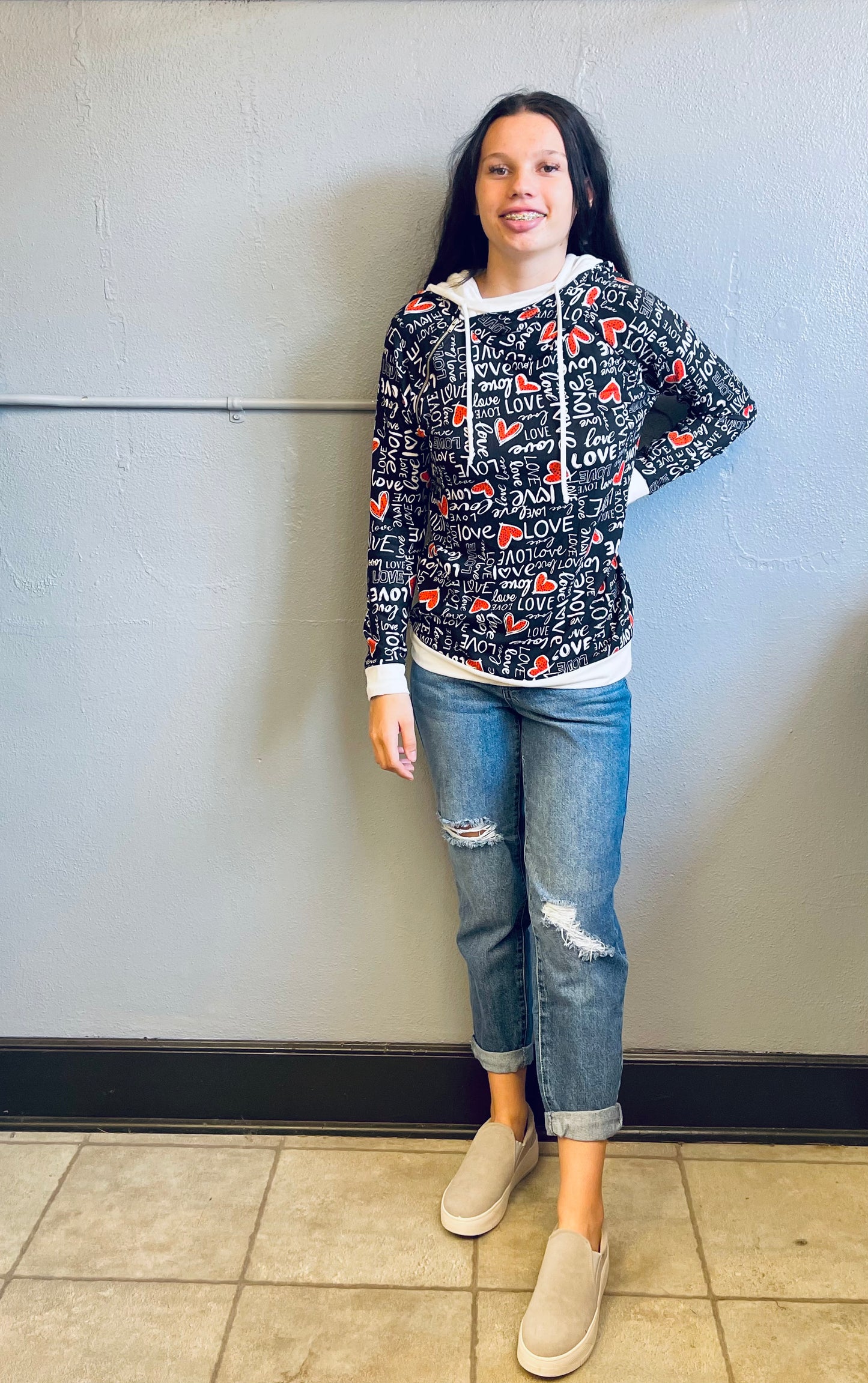 VANILLA BAY- Valentine's Double Hoodie