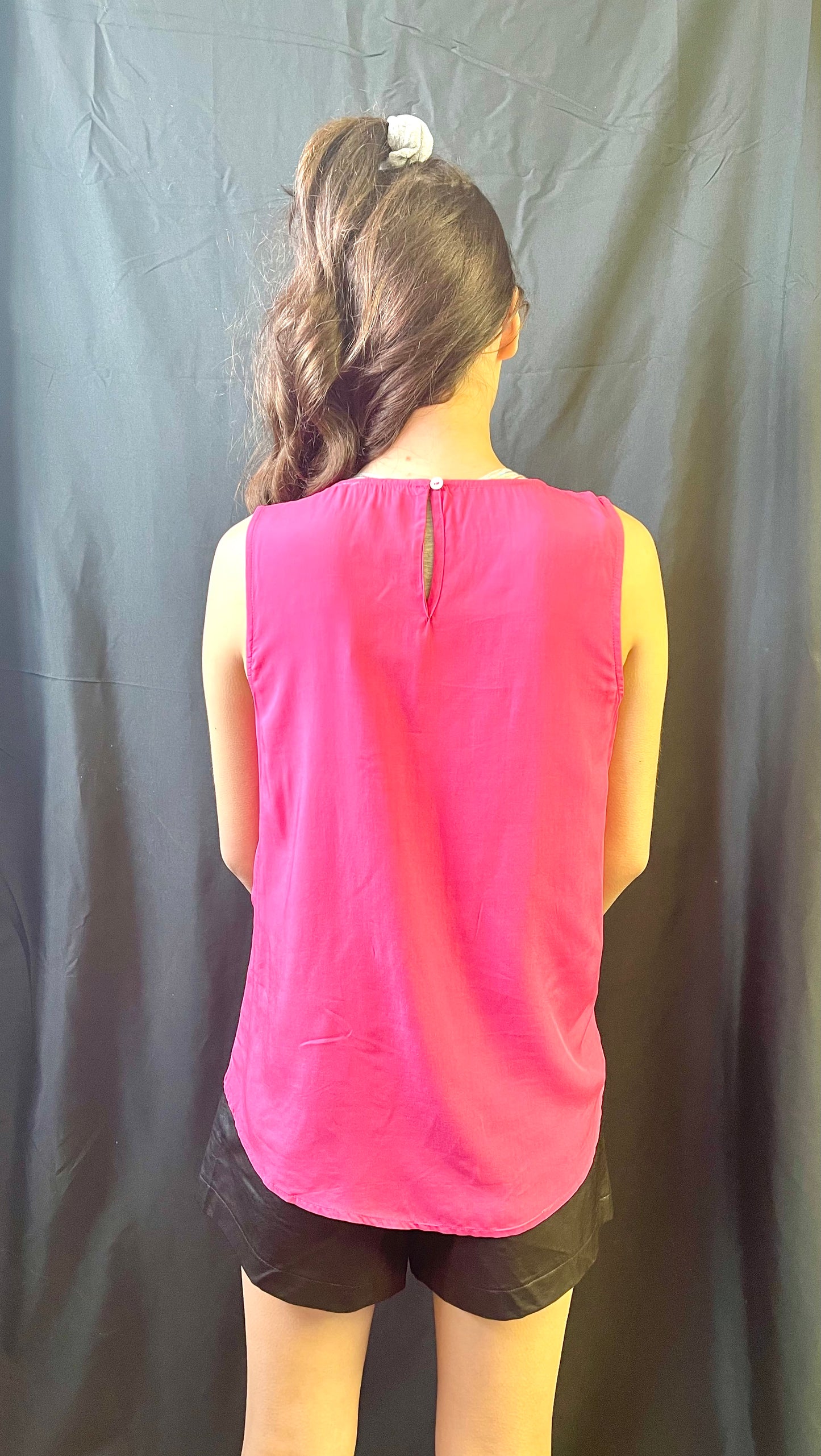 STACCATO- Round Neck Sleeveless Lace Top