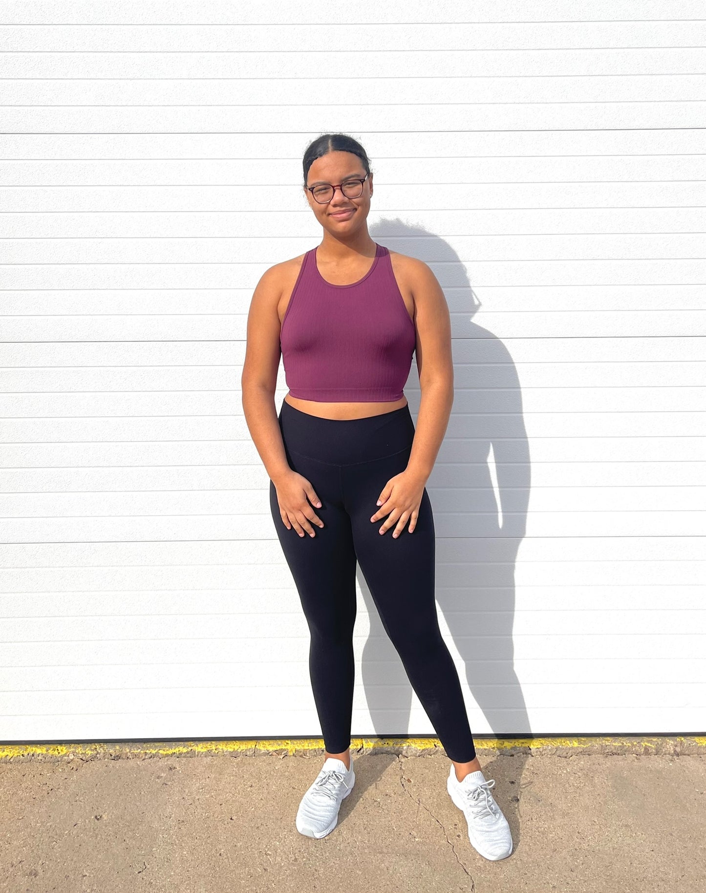 ZENANA- Wide Ribbed Racerback Crop Top