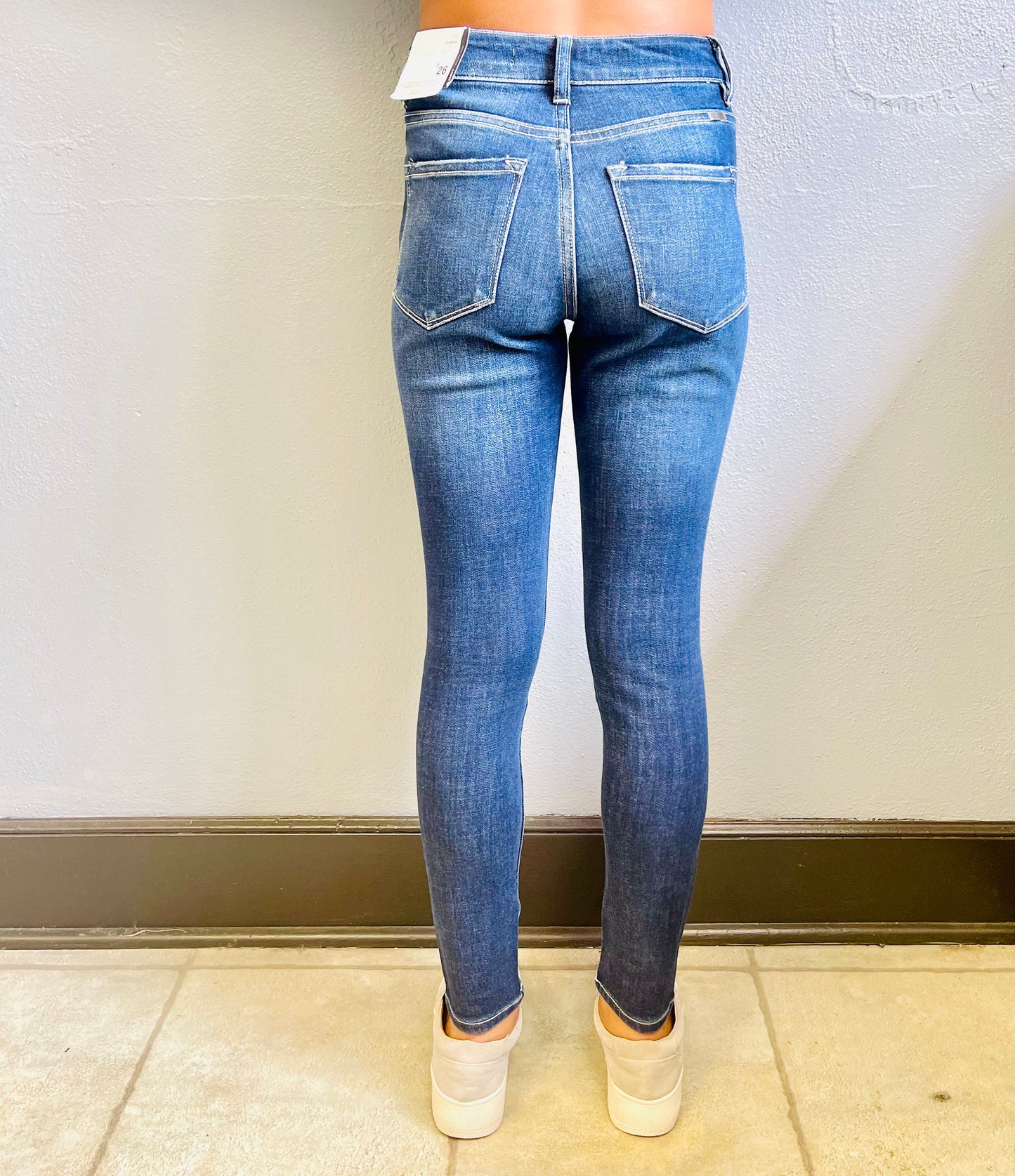 KANCAN- Curvy High Rise Ankle Skinny