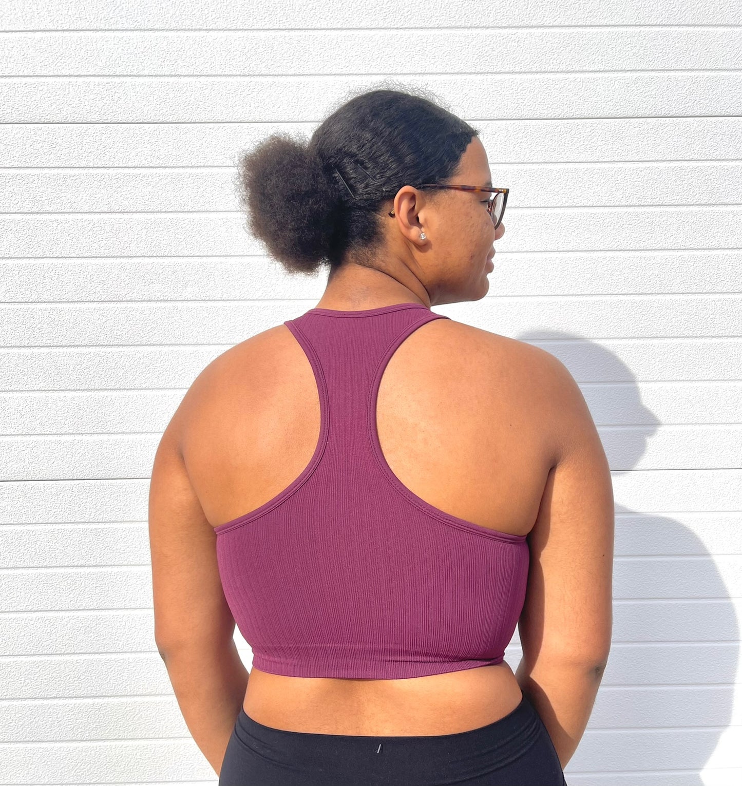 ZENANA- Wide Ribbed Racerback Crop Top