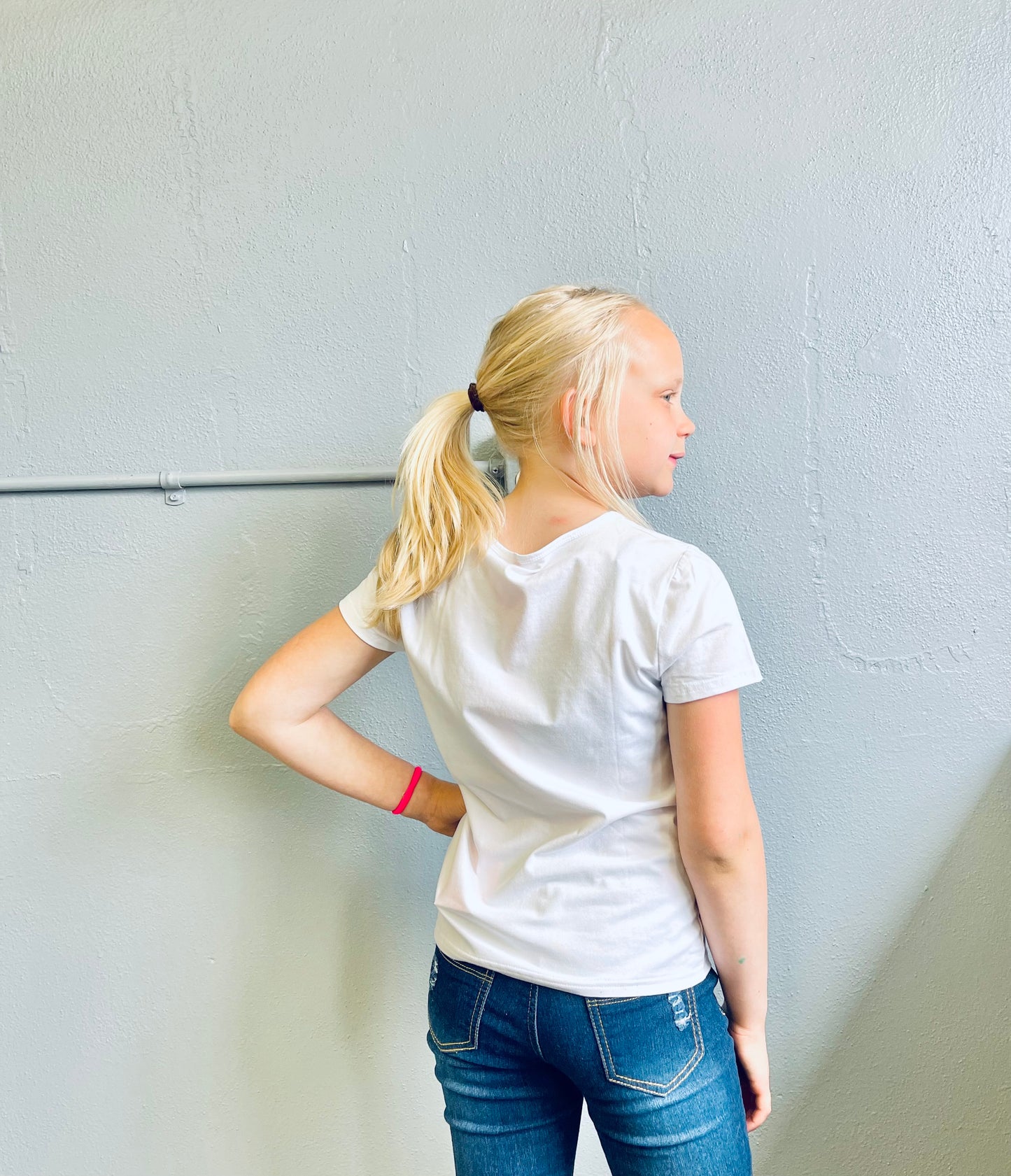 CUTIE PATOOTIE- "Cutie" Girl's Round Neck Tee