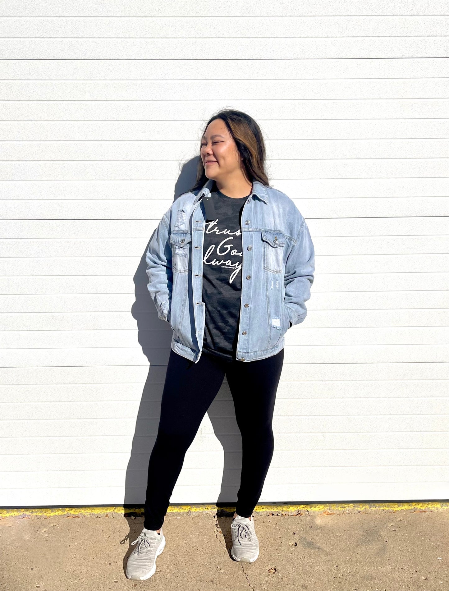 LOVE TREE- Denim Oversized Jacket