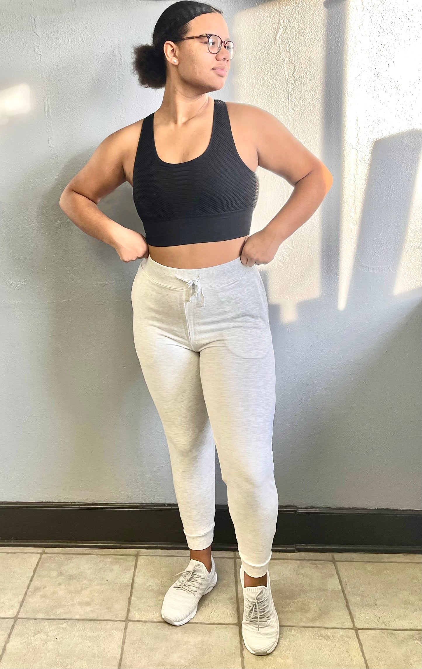 DOUBLE ZERO- Drawstring Joggers