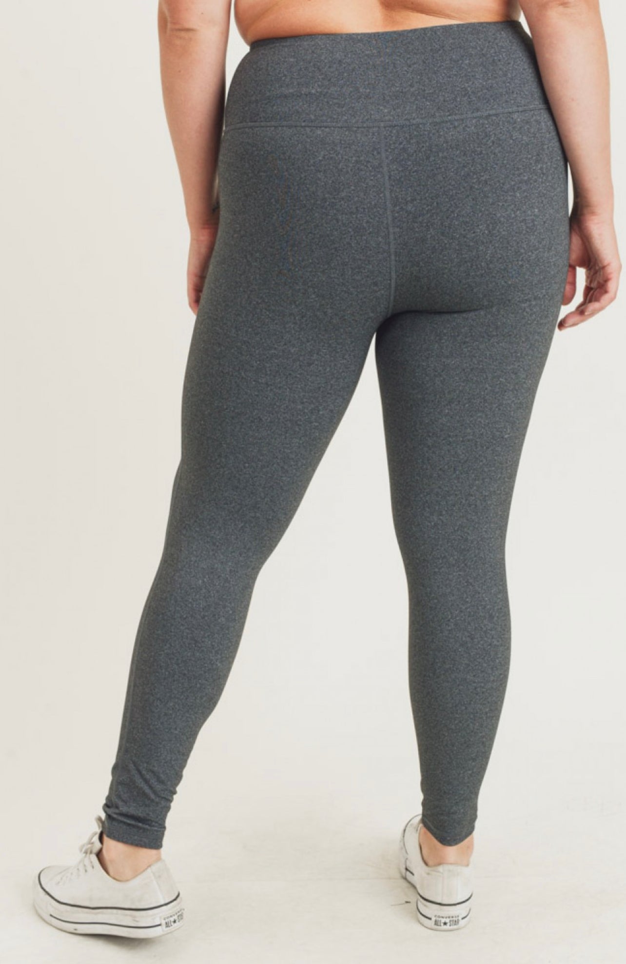 Mono B BRONZE - CURVY Highwaist Essential Solid Leggings